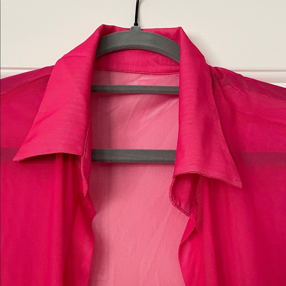 Vibrant Gradient Button Down Shirt - image 4